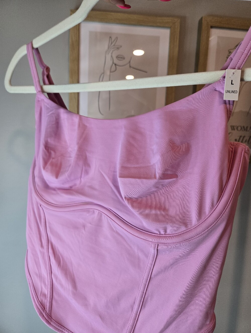 PINK Victoria's Secret Light Pink Shaping Tank Top - Picture 11 of 11